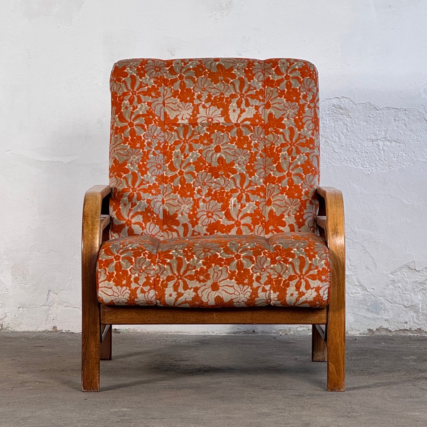 Pair of Debreceni Art Deco Style Armchairs, 1960