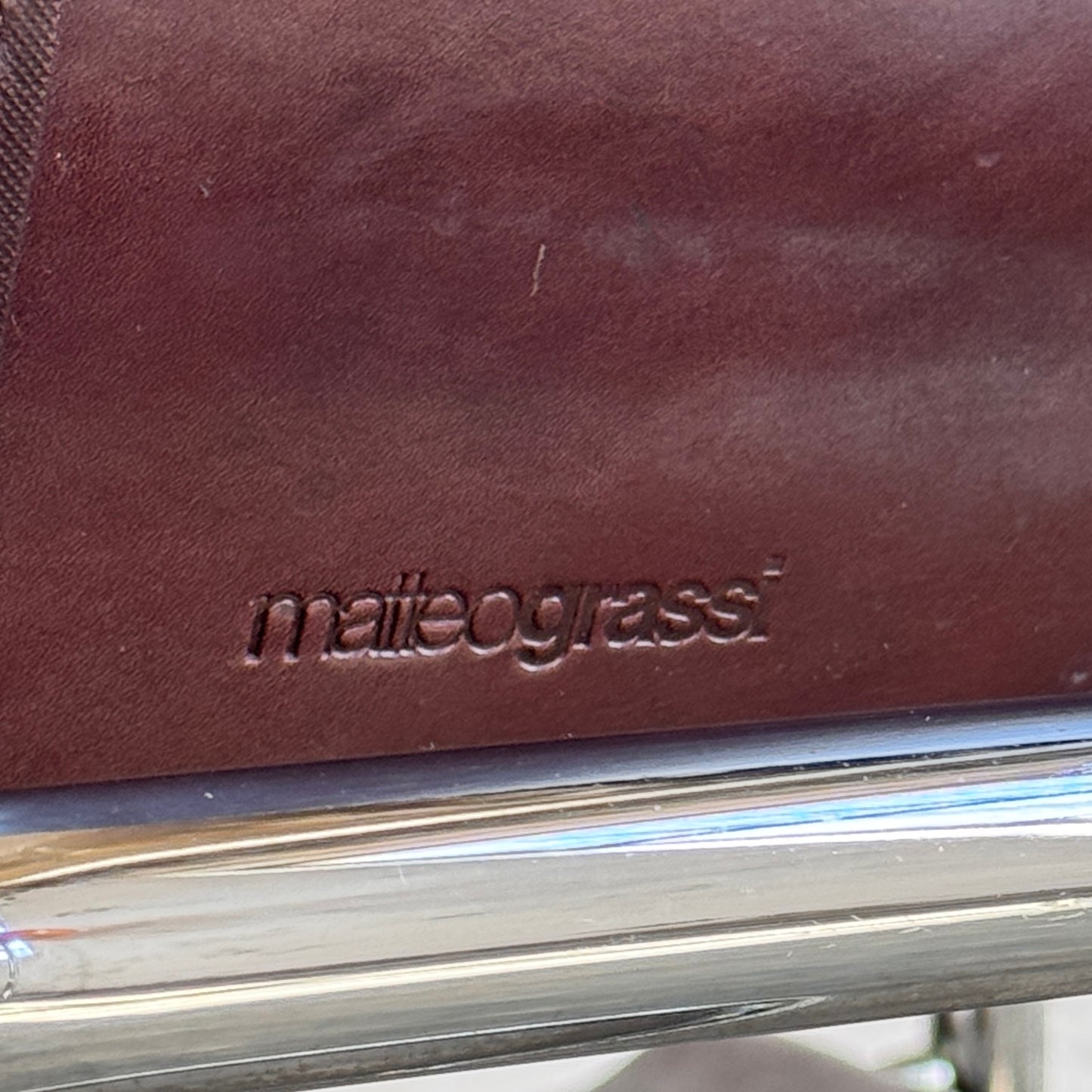 MG5 Leather Chair by Matteo Grassi, 1970