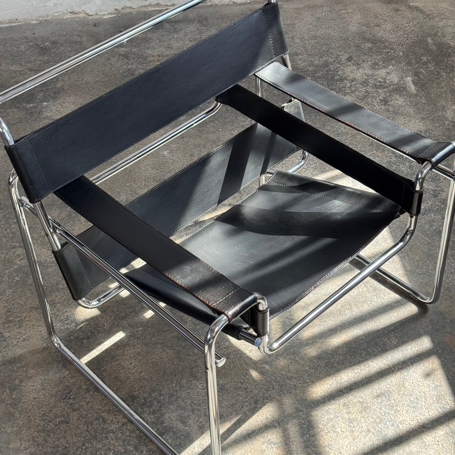 Marcel Breuer "Wassily" Chair for Knoll, 1990