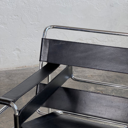 Set of 2 Marcel Breuer "Wassily" Chairs for Knoll, 1990