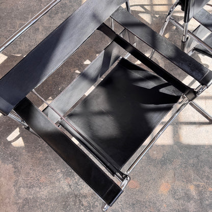 Set of 2 Marcel Breuer "Wassily" Chairs with Matching Coffee Table for Knoll, 1990