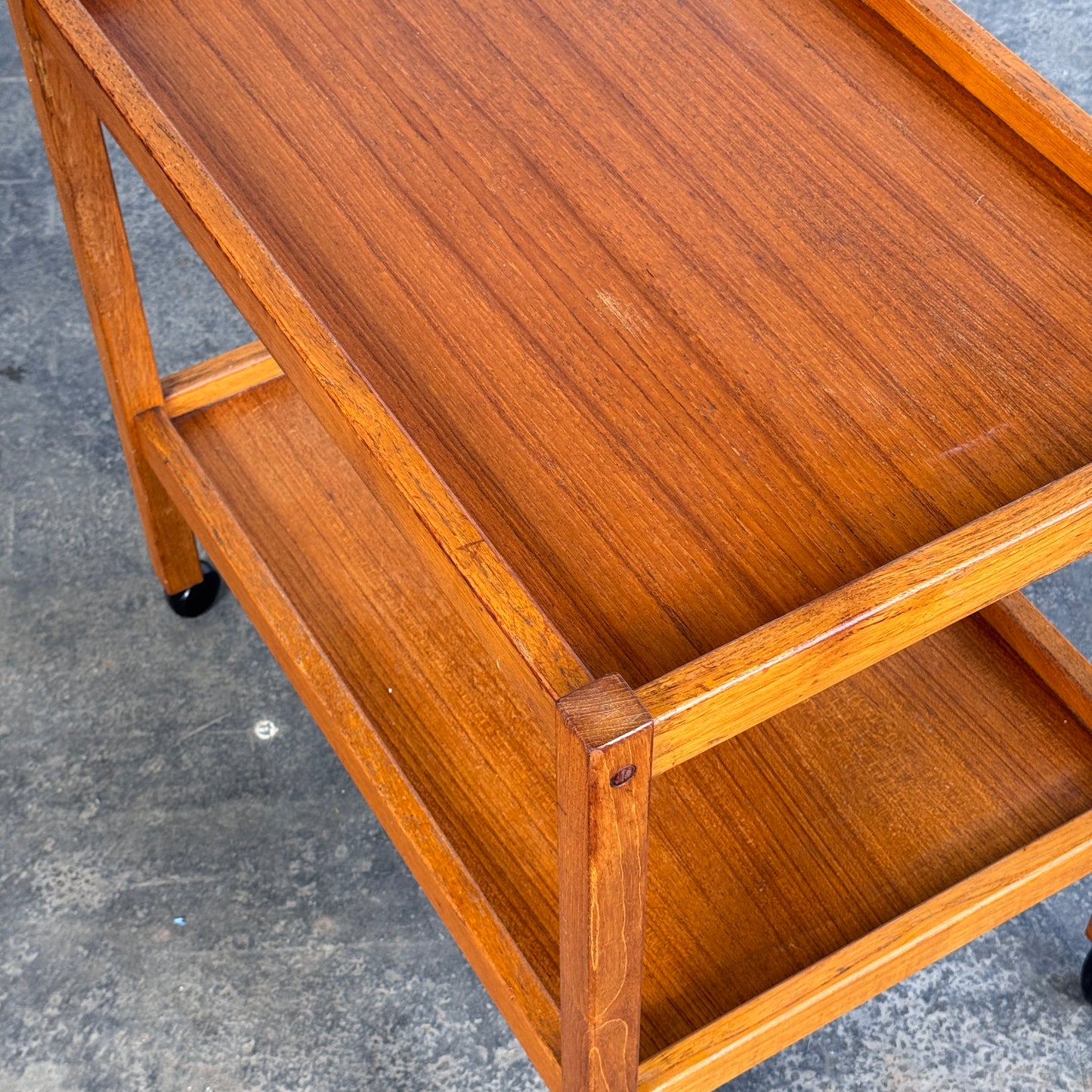 Danish Teak Bar Trolley, 1960