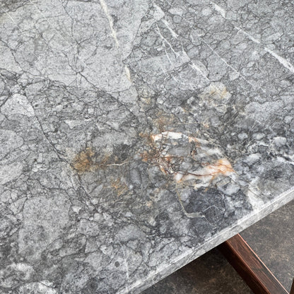 Mid-Century Modern Brass & Marble Coffee Table, 1960