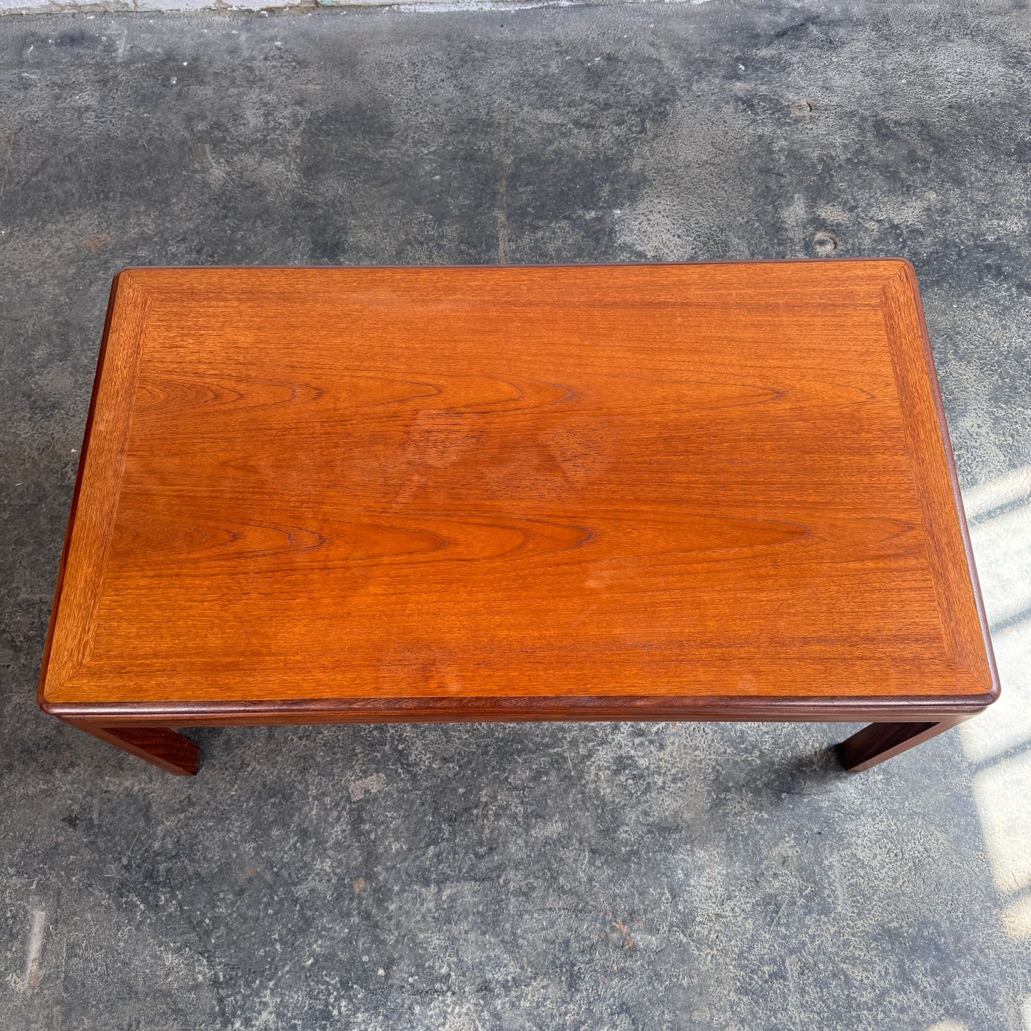 Solid Teak Mid-Century Coffee Table, 1960