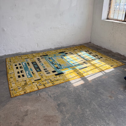 Large Vintage Hungarian Mid-Century Rug, 1960
