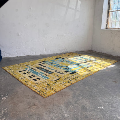 Large Vintage Hungarian Mid-Century Rug, 1960