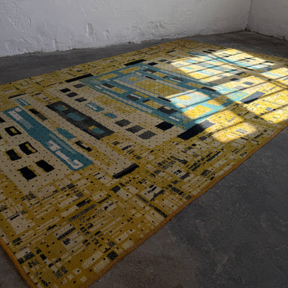Large Vintage Hungarian Mid-Century Rug, 1960