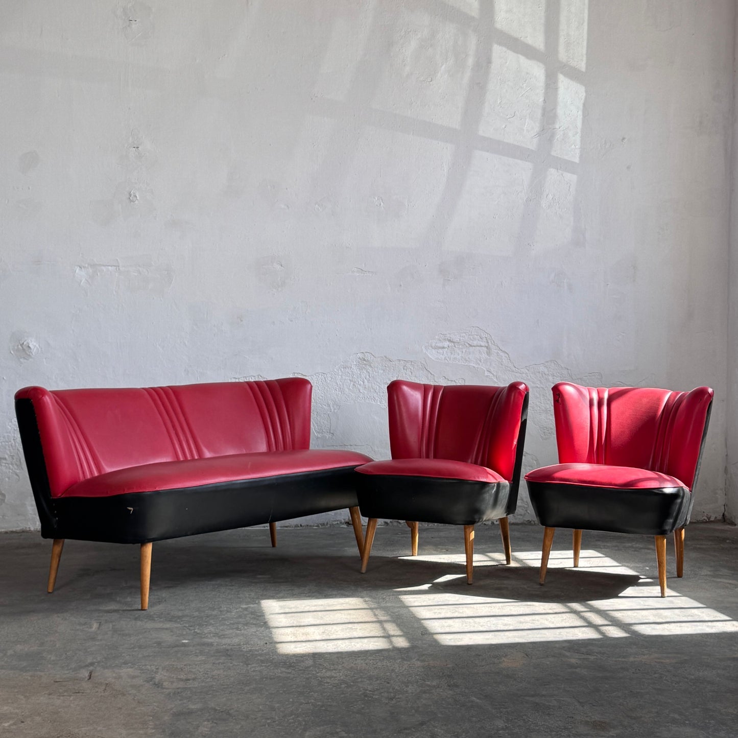 Hungarian Mid-Century "Sky" Sofa & Armchair Set, 1960