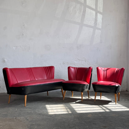 Hungarian Mid-Century "Sky" Sofa & Armchair Set, 1960