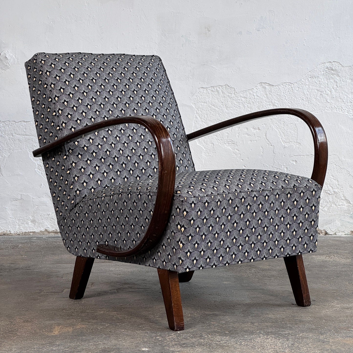 Pair of Jindřich Halabala Type C Armchairs for UP Závody, 1930