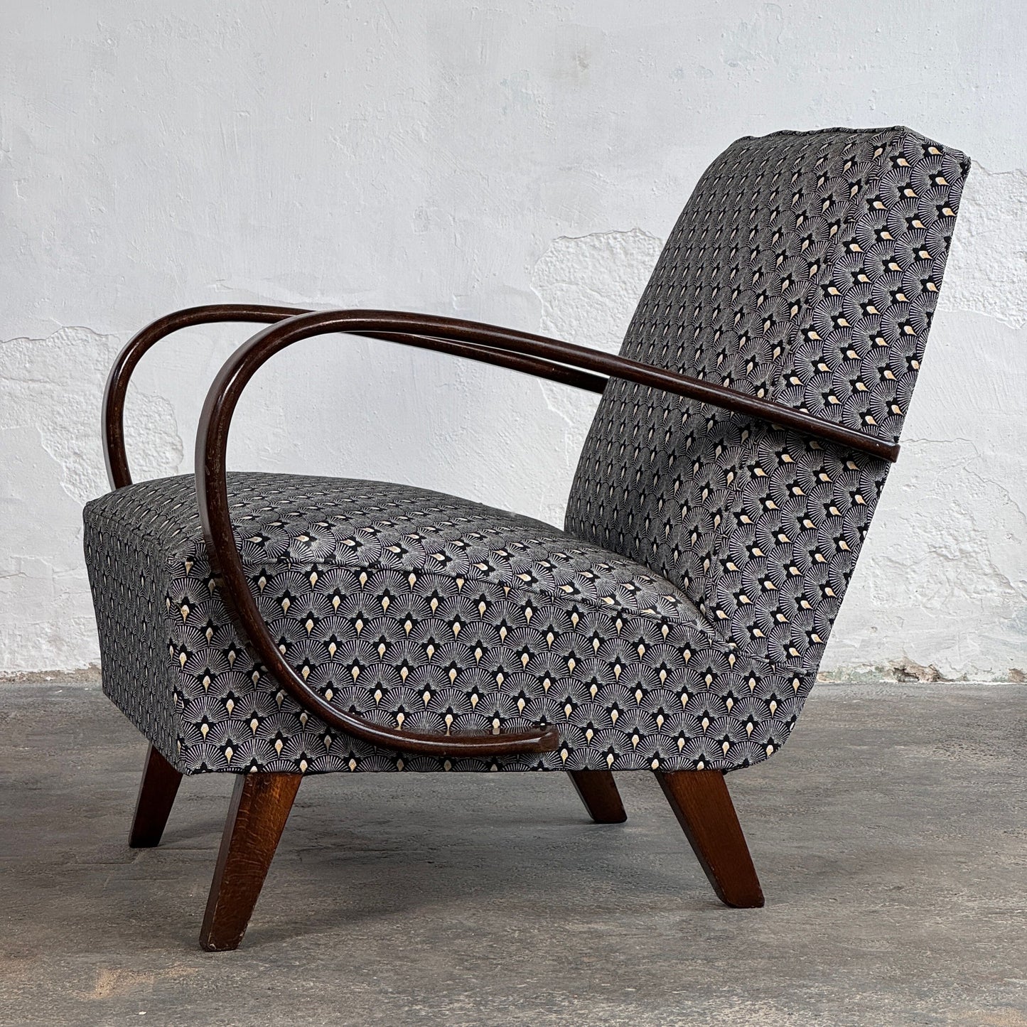 Pair of Jindřich Halabala Type C Armchairs for UP Závody, 1930
