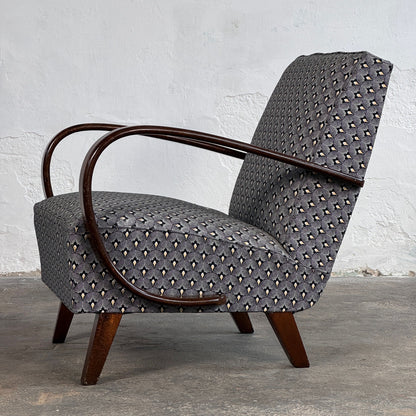 Pair of Jindřich Halabala Type C Armchairs for UP Závody, 1930