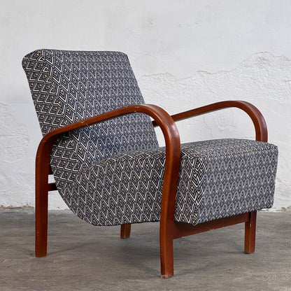 Pair of Kozelka & Kropáček Armchairs, 1960s