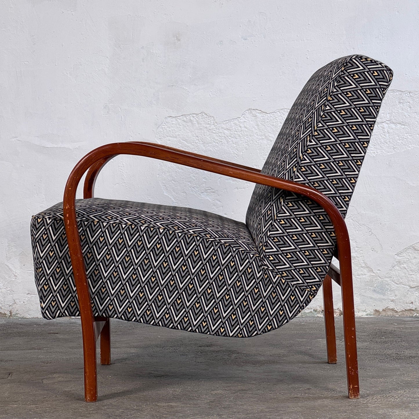 Pair of Kozelka & Kropáček Armchairs, 1960s