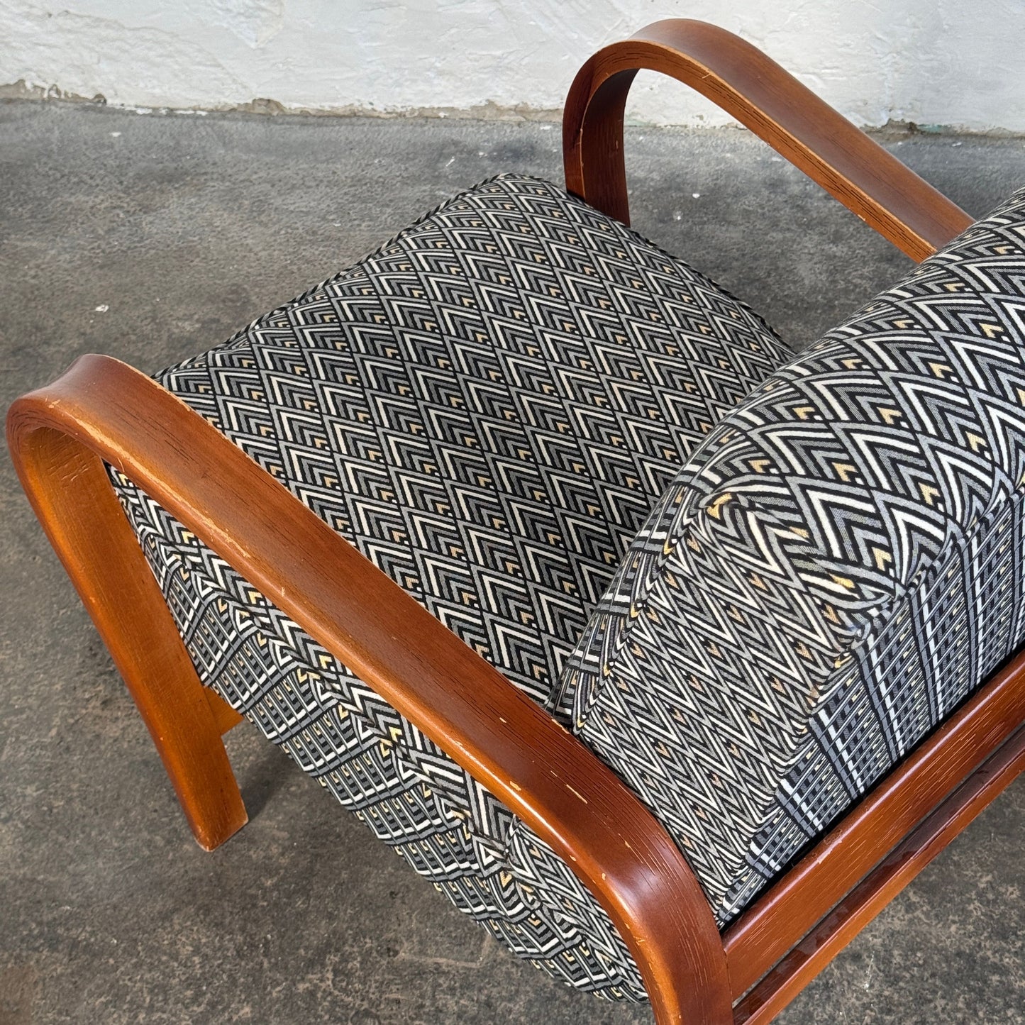 Pair of Kozelka & Kropáček Armchairs, 1960s