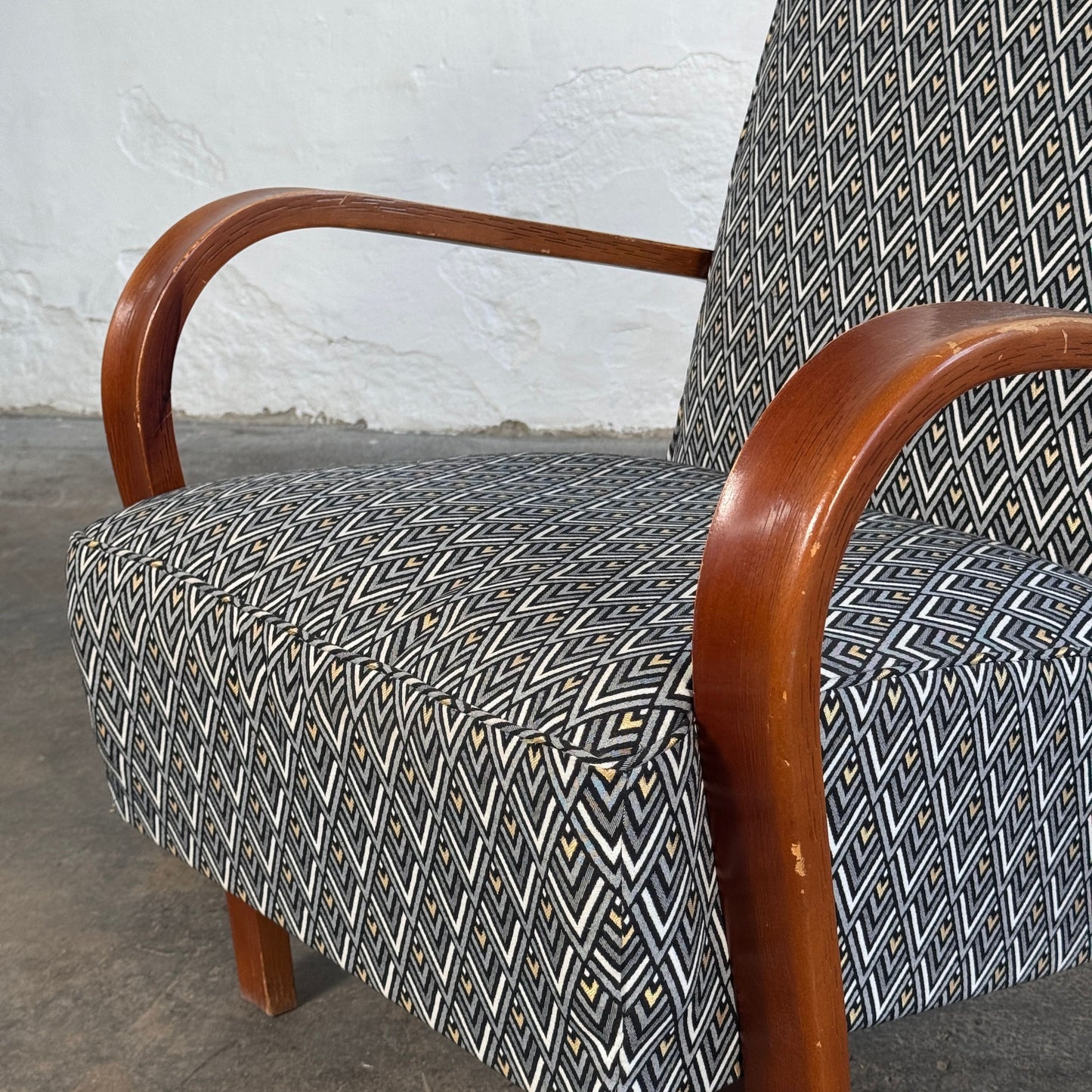 Pair of Kozelka & Kropáček Armchairs, 1960s