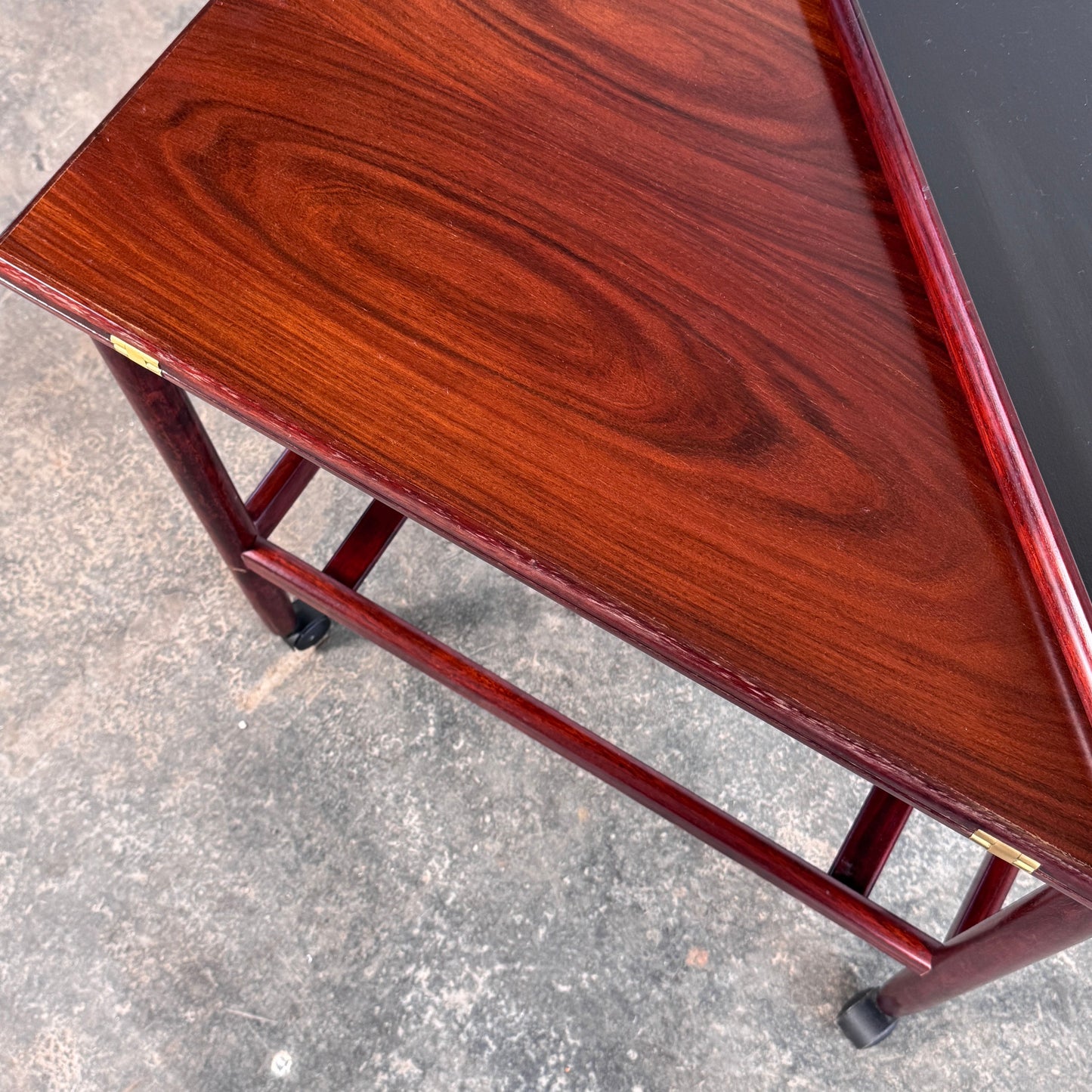Grete Jalk Rosewood Extendable Drinks Trolley for Poul Jeppesens Møbelfabrik, 1960