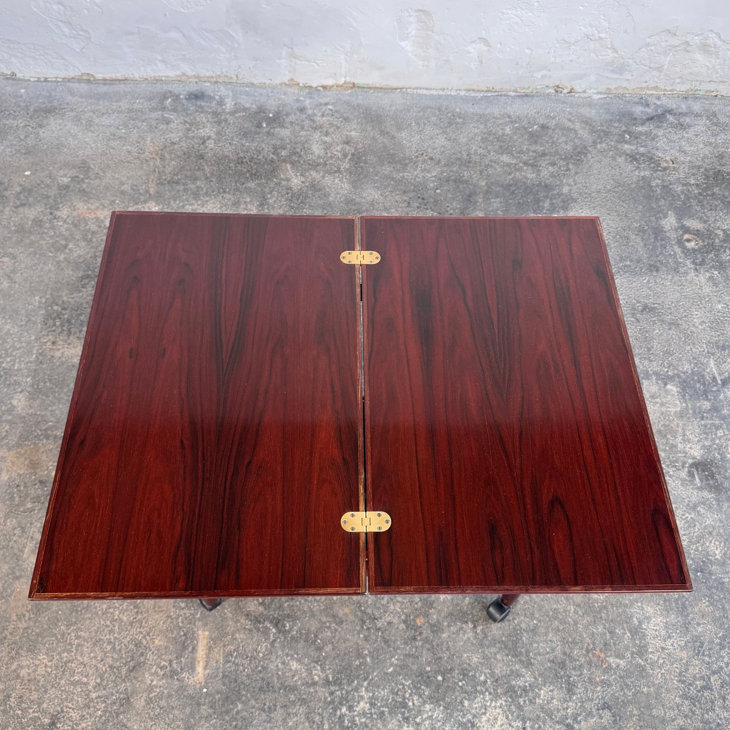 Grete Jalk Rosewood Extendable Drinks Trolley for Poul Jeppesens Møbelfabrik, 1960