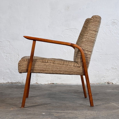Pair of DDR Oak Armchairs for Refurbishment, 1960
