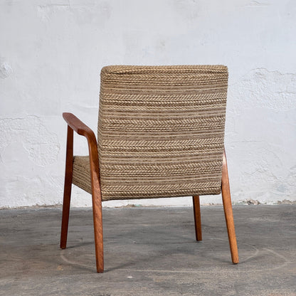 Pair of DDR Oak Armchairs for Refurbishment, 1960