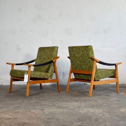 Pair of Hungarian Mid-Century Armchairs by László Heczendorfer, 1977