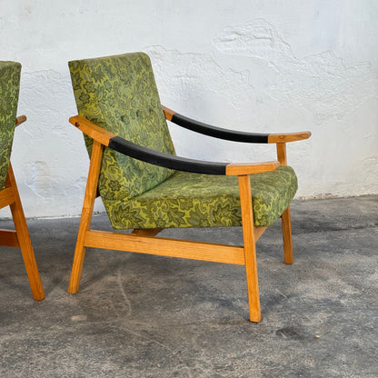 Pair of Hungarian Mid-Century Armchairs by László Heczendorfer, 1977