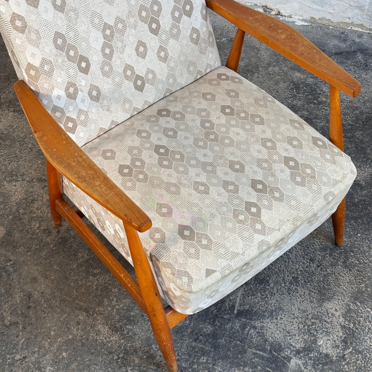 Pair of Hungarian Mid-Century Modern Armchairs, 1960