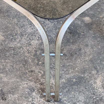 Steel and Glass Mid-Century Coffee Table, 1970