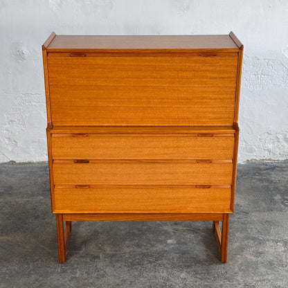 Turnidge of London Teak Secretary, 1960