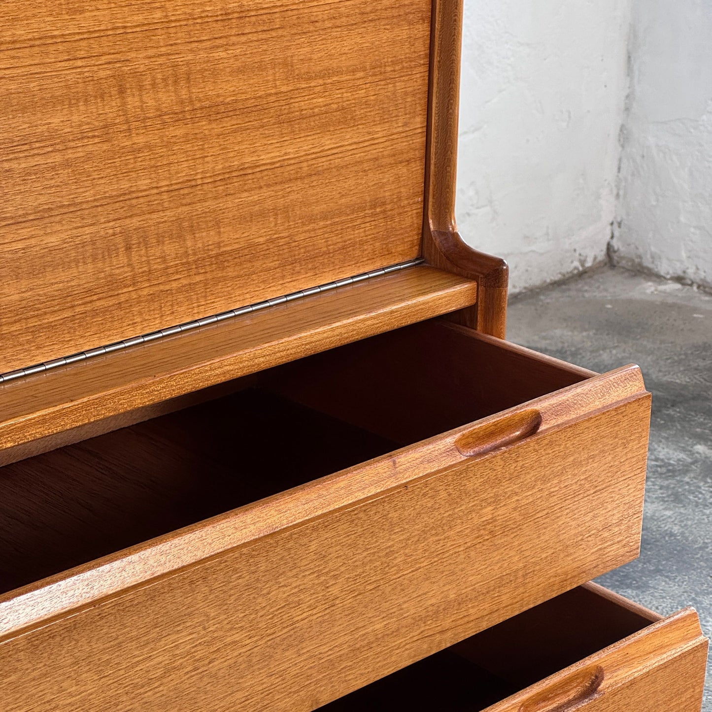 Turnidge of London Teak Secretary, 1960