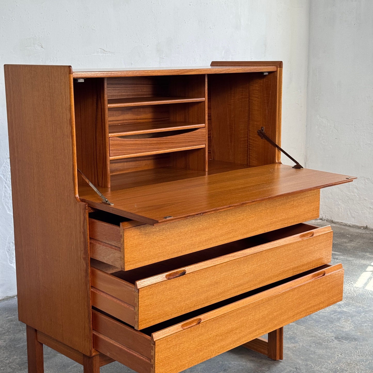 Turnidge of London Teak Secretary, 1960