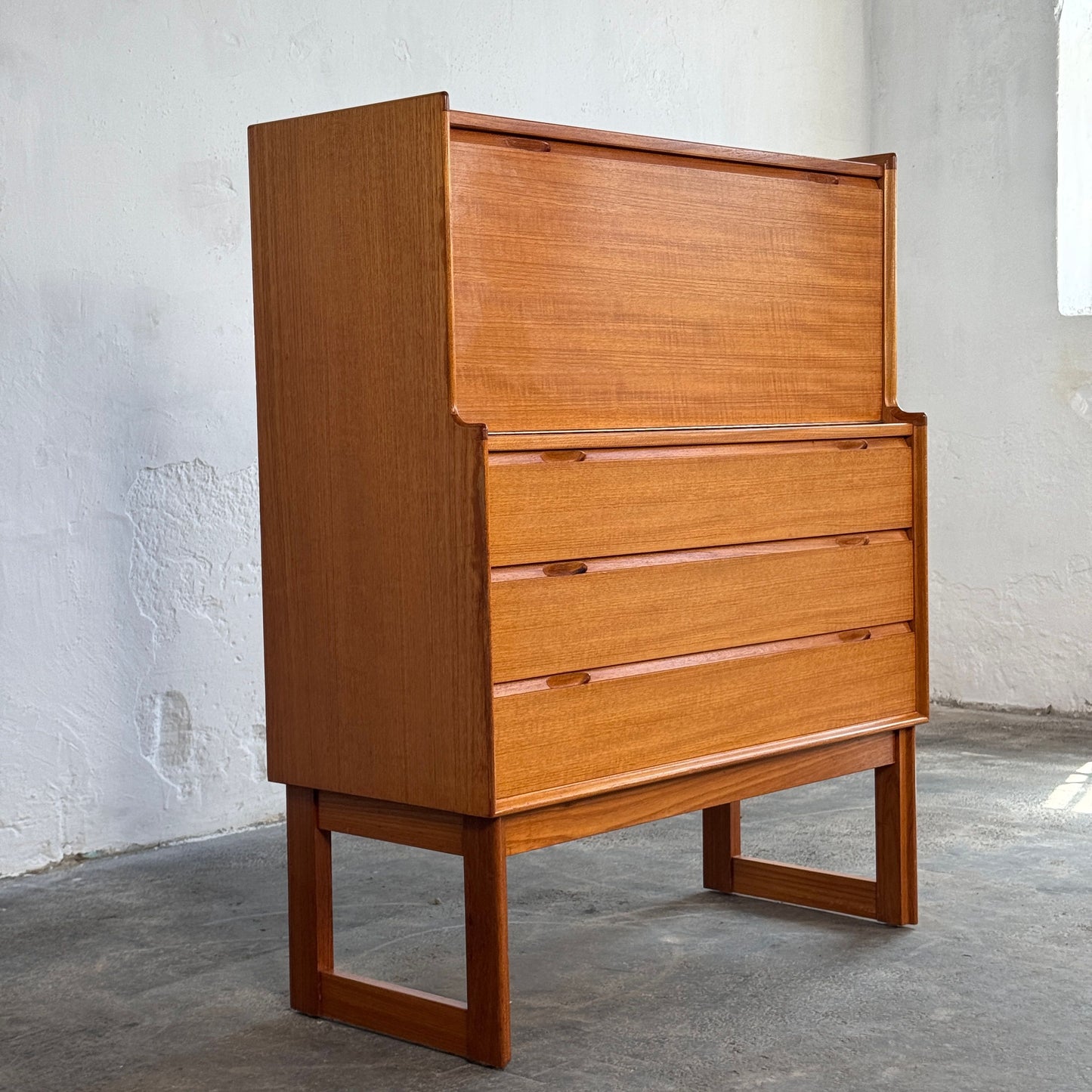 Turnidge of London Teak Secretary, 1960