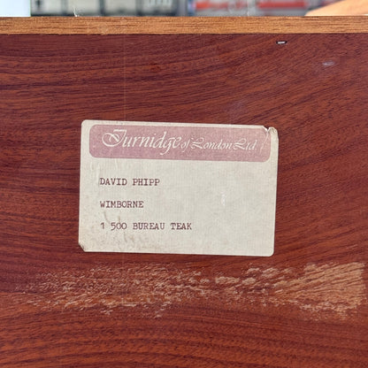 Turnidge of London Teak Secretary, 1960