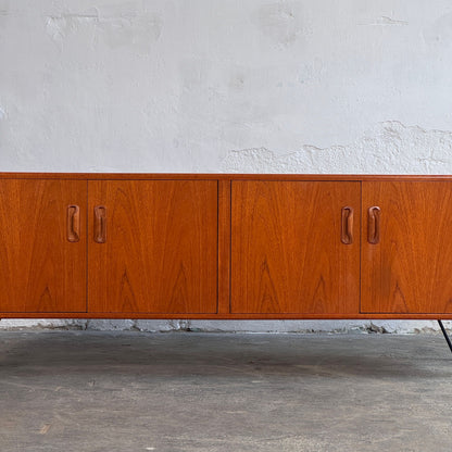G-Plan Teak 4-Door Sideboard on Hairpin Legs, 1970