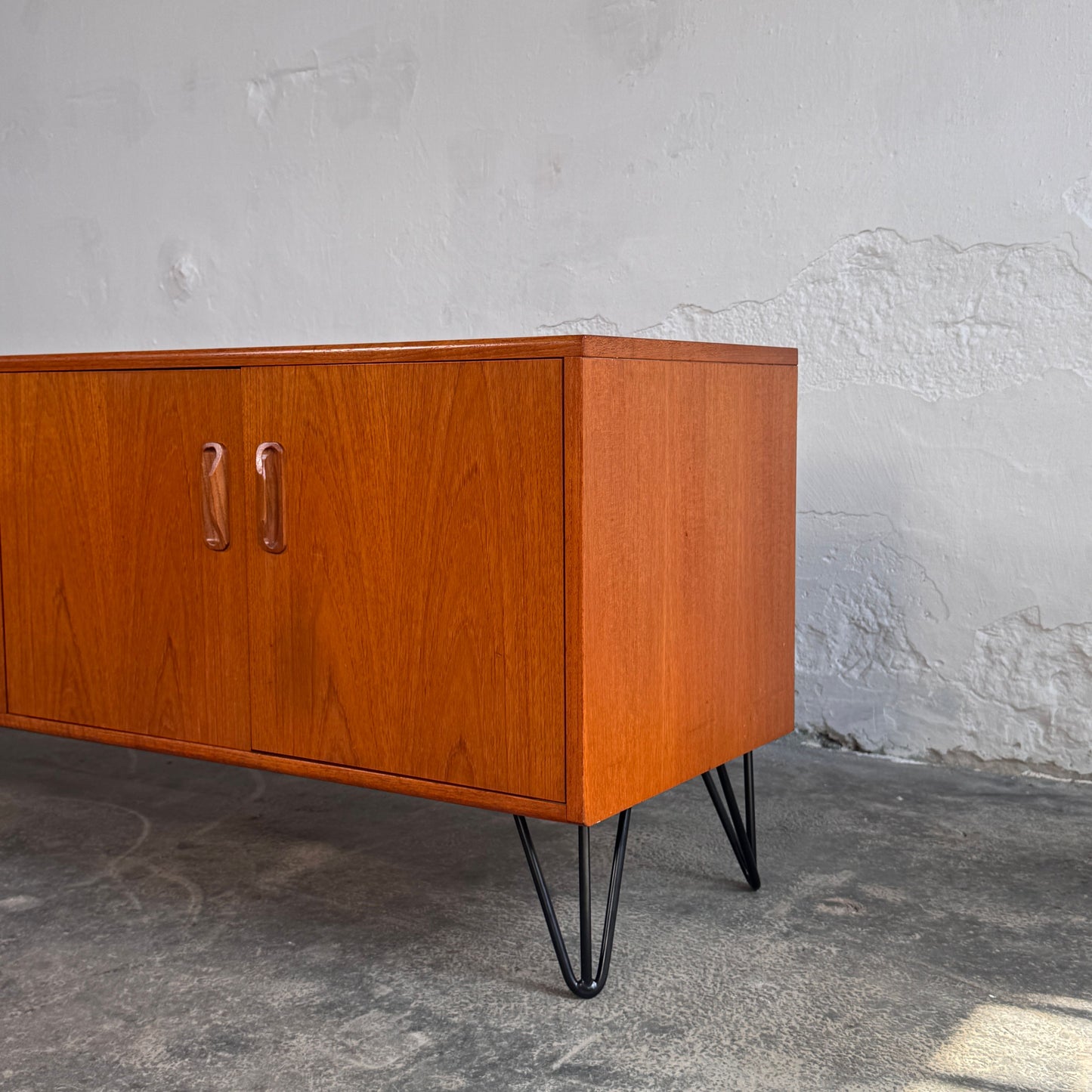 G-Plan Teak 4-Door Sideboard on Hairpin Legs, 1970