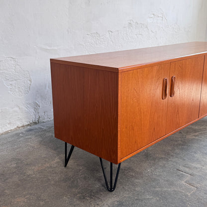 G-Plan Teak 4-Door Sideboard on Hairpin Legs, 1970