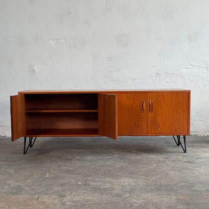 G-Plan Teak 4-Door Sideboard on Hairpin Legs, 1970