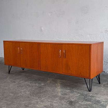 G-Plan Teak 4-Door Sideboard on Hairpin Legs, 1970