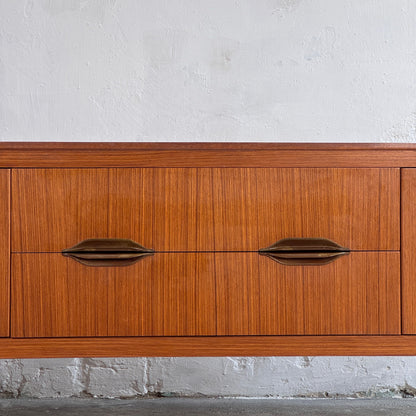 British Remploy Sideboard with Brass Handles, 1960