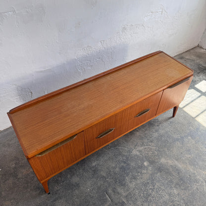 British Remploy Sideboard with Brass Handles, 1960