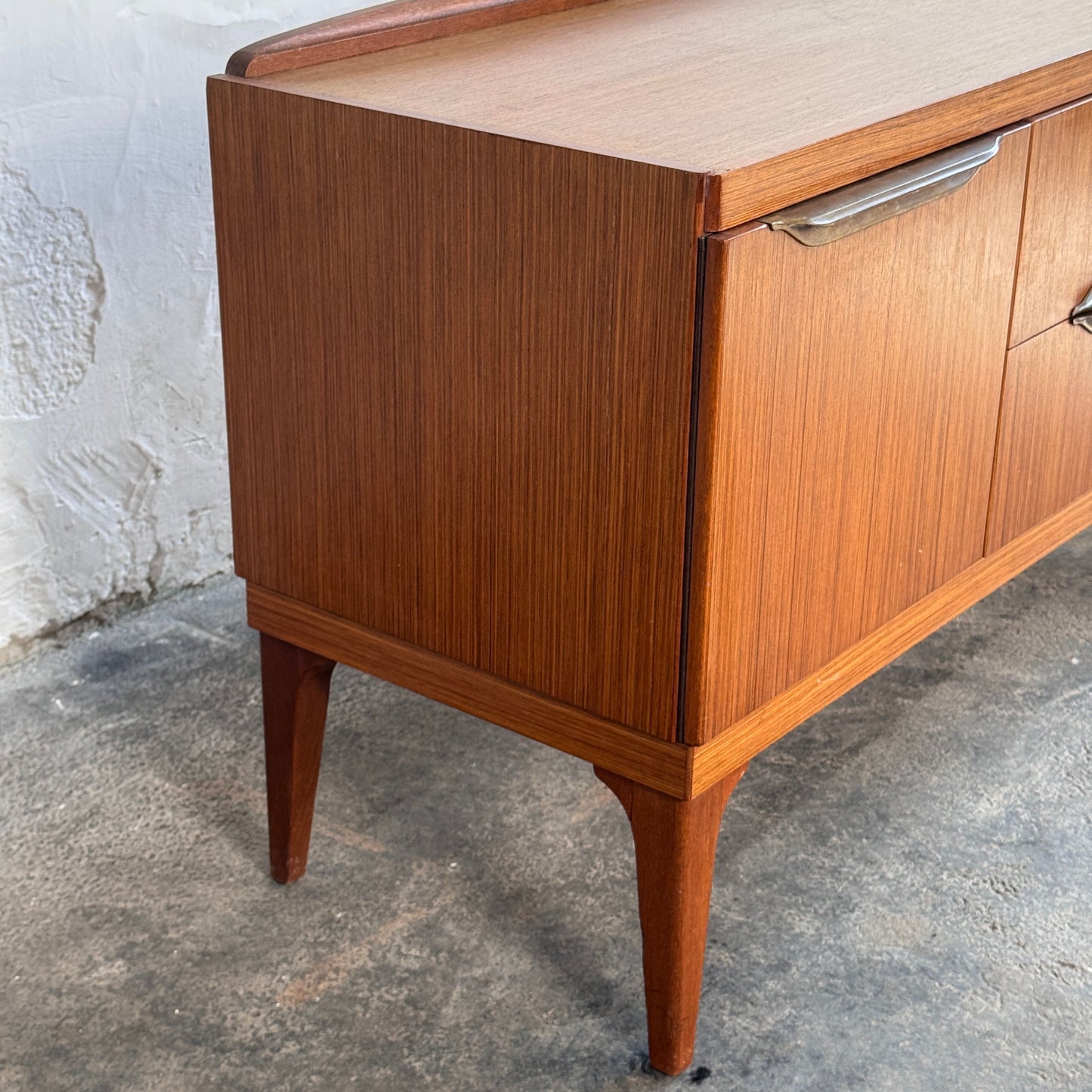 British Remploy Sideboard with Brass Handles, 1960