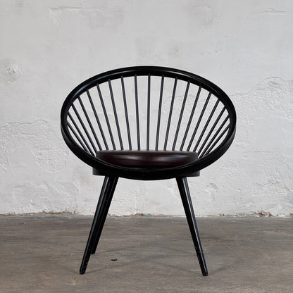 Set of 4 "Circle" Lounge Chairs in the Style of Yngve Ekström, 1960