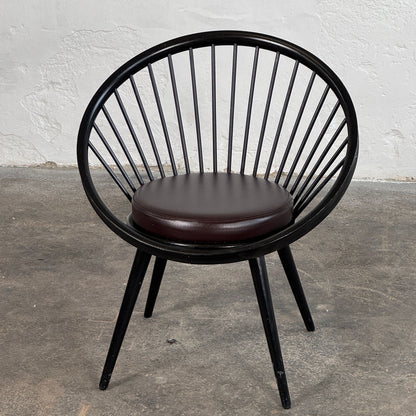 Set of 4 "Circle" Lounge Chairs in the Style of Yngve Ekström, 1960
