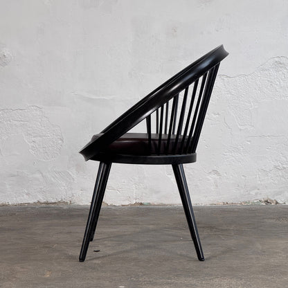 Set of 4 "Circle" Lounge Chairs in the Style of Yngve Ekström, 1960