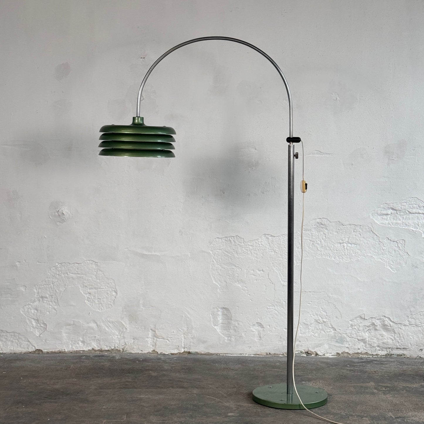 Vintage Standing Floor Lamp by Tamás Borsfay, 1970