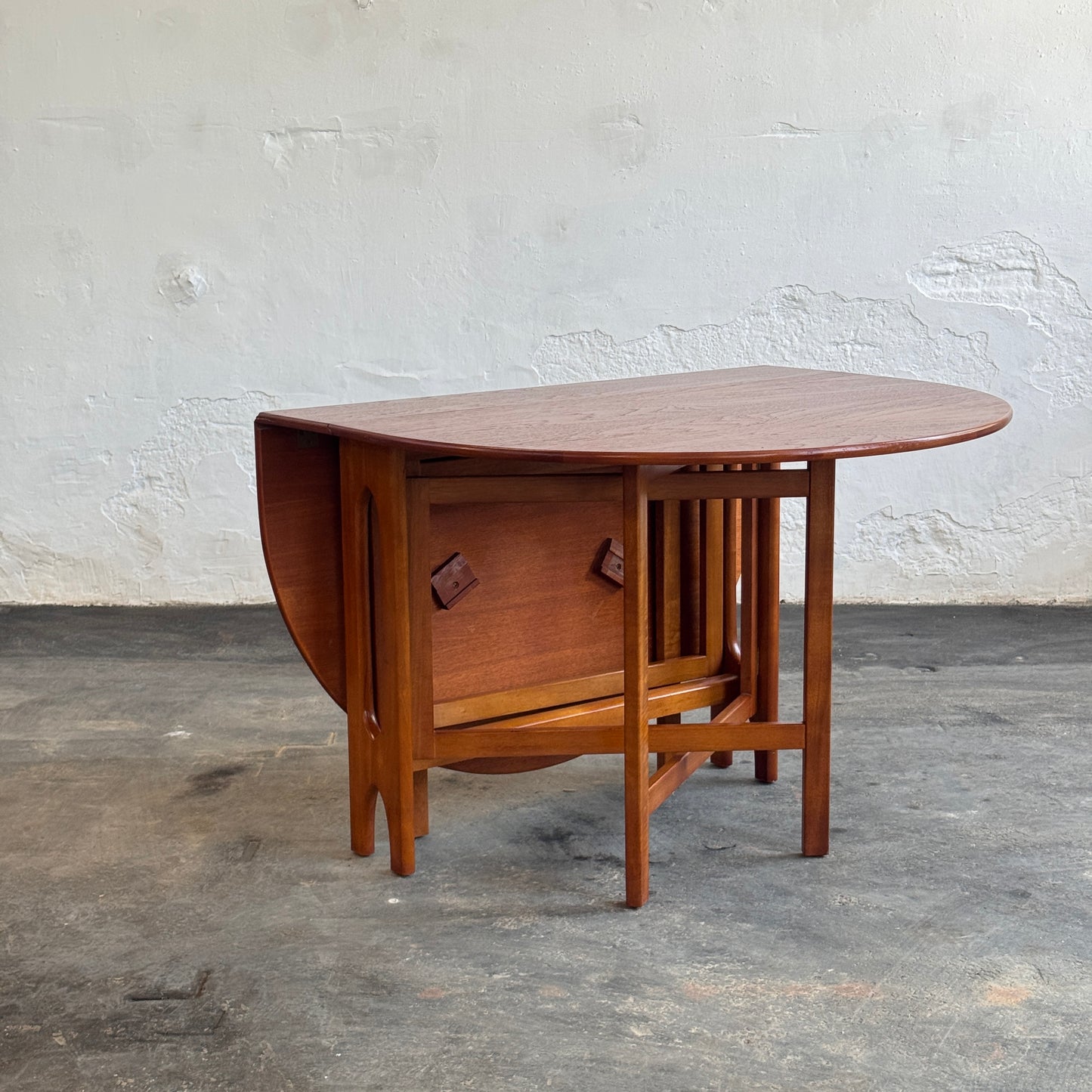 Vintage Teak Gateleg Drop-Leaf Dining Table by Jentique, 1960