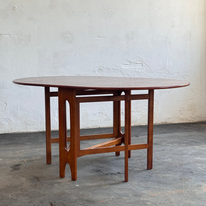 Vintage Teak Gateleg Drop-Leaf Dining Table by Jentique, 1960