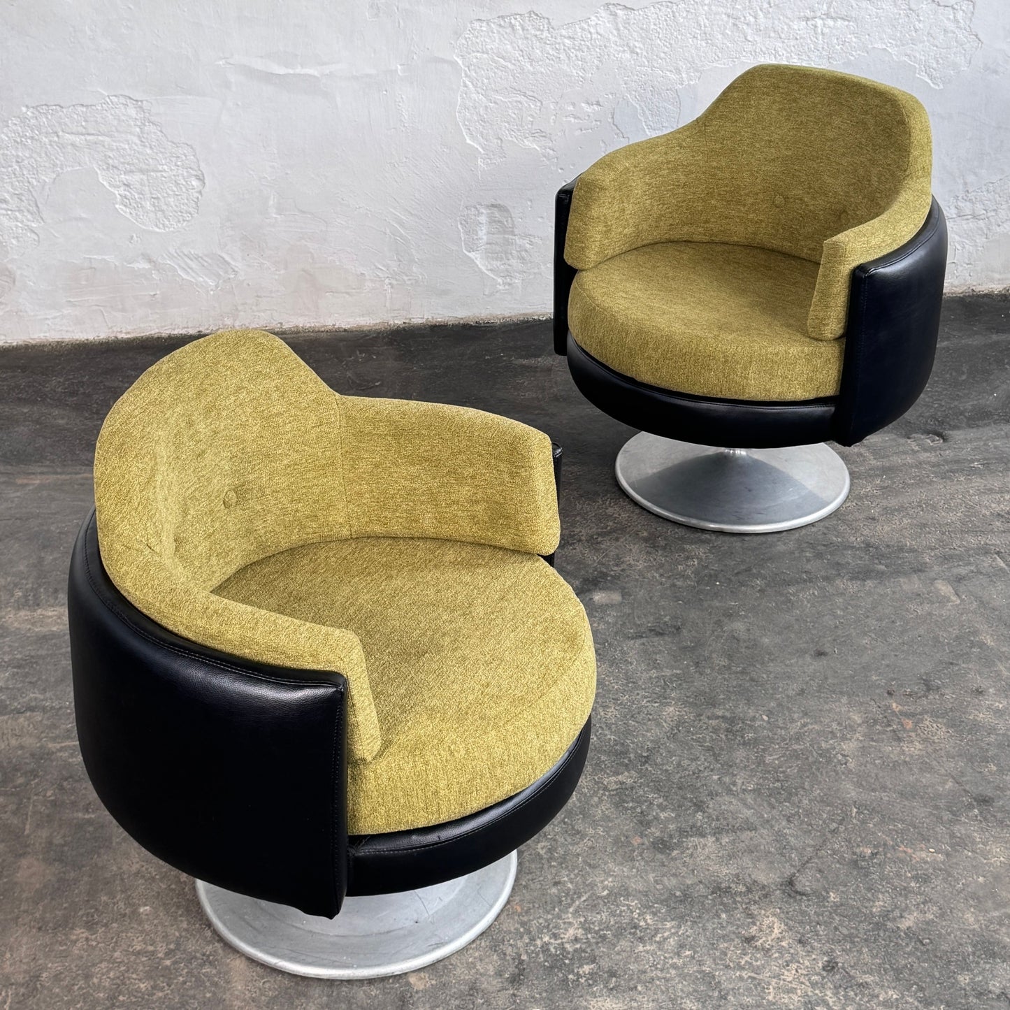 Pair of Space Age Hungarian Swivel Chairs