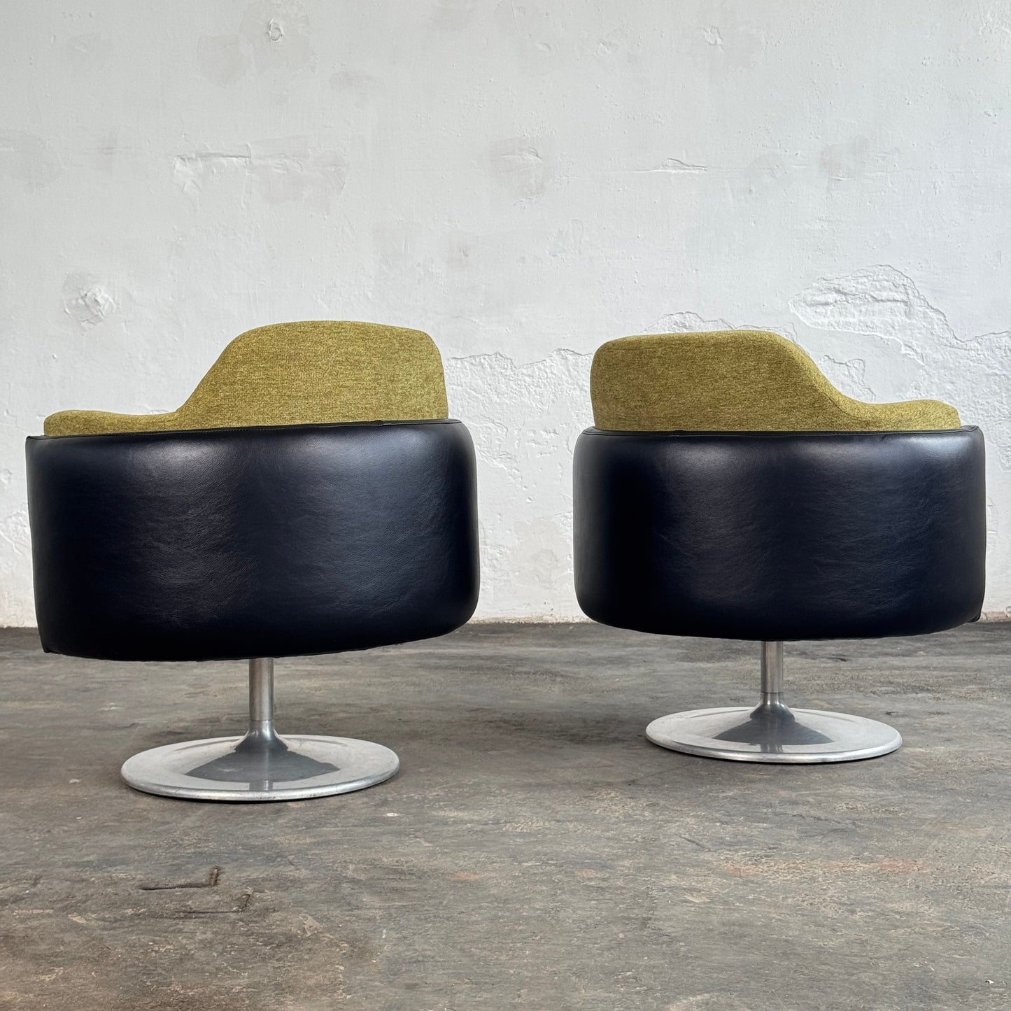 Pair of Space Age Hungarian Swivel Chairs