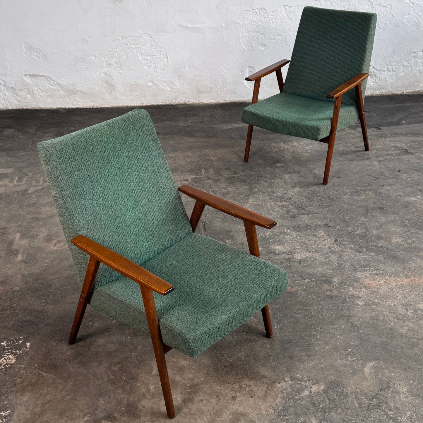 Pair of Tatra Nabytok Armchairs, 1960s